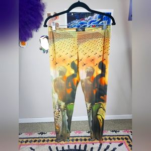 Salvador Dali Museum Hallucinogenic Troubadour Yoga Leggings 2X Trippy
